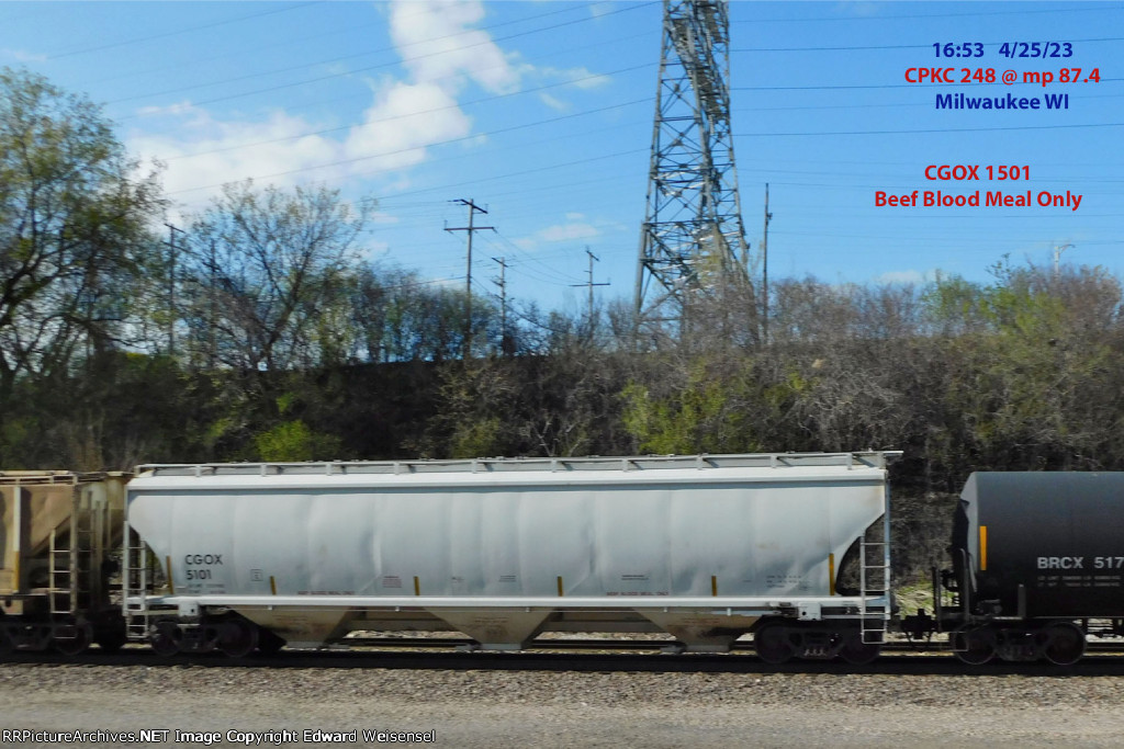 Cargill hopper with restricted load